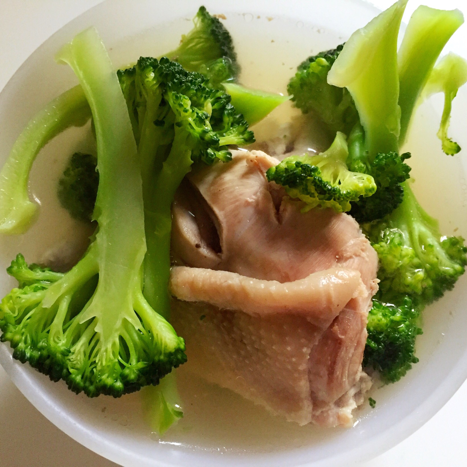 鸡腿冬瓜调理汤