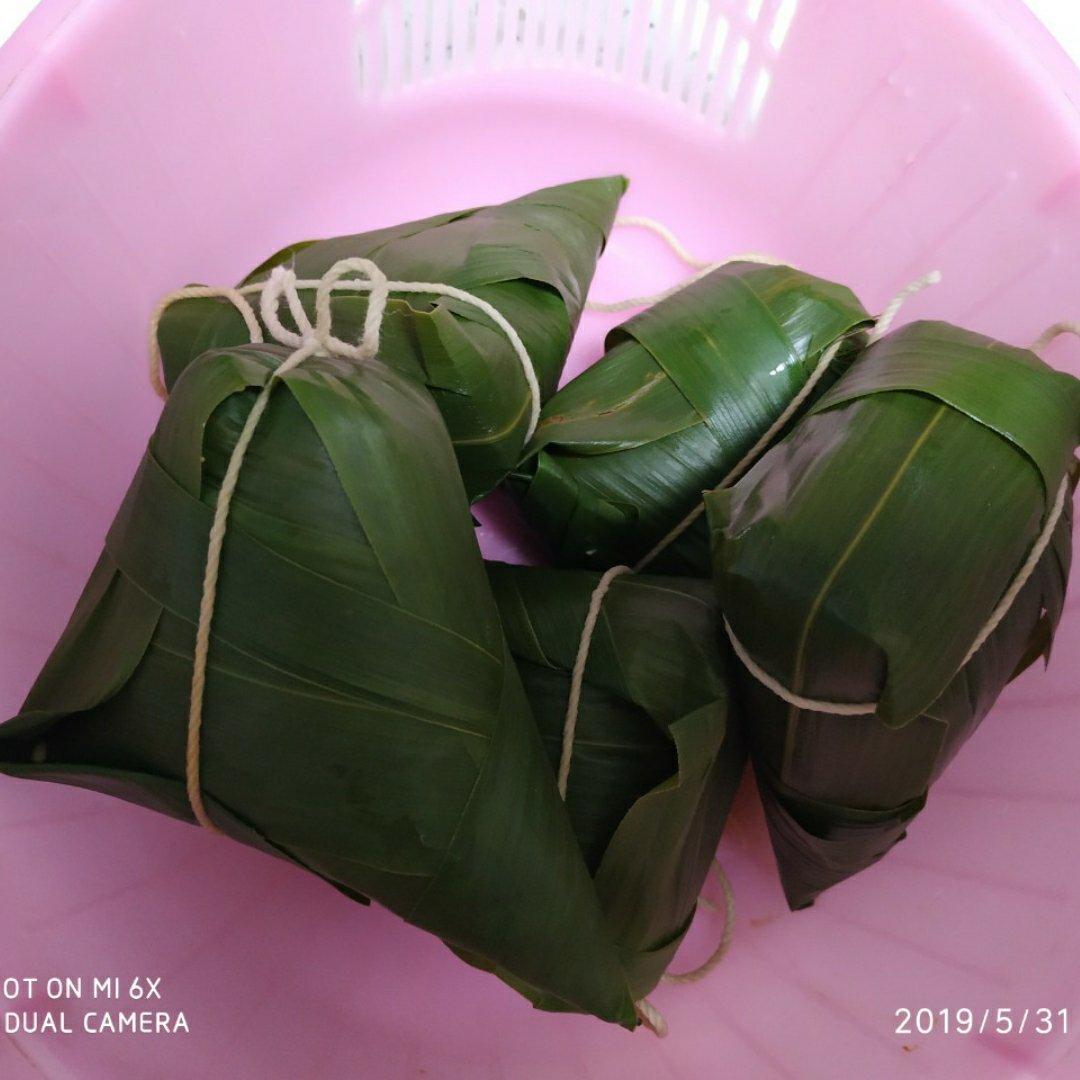粽子包法之三            小脚粽
