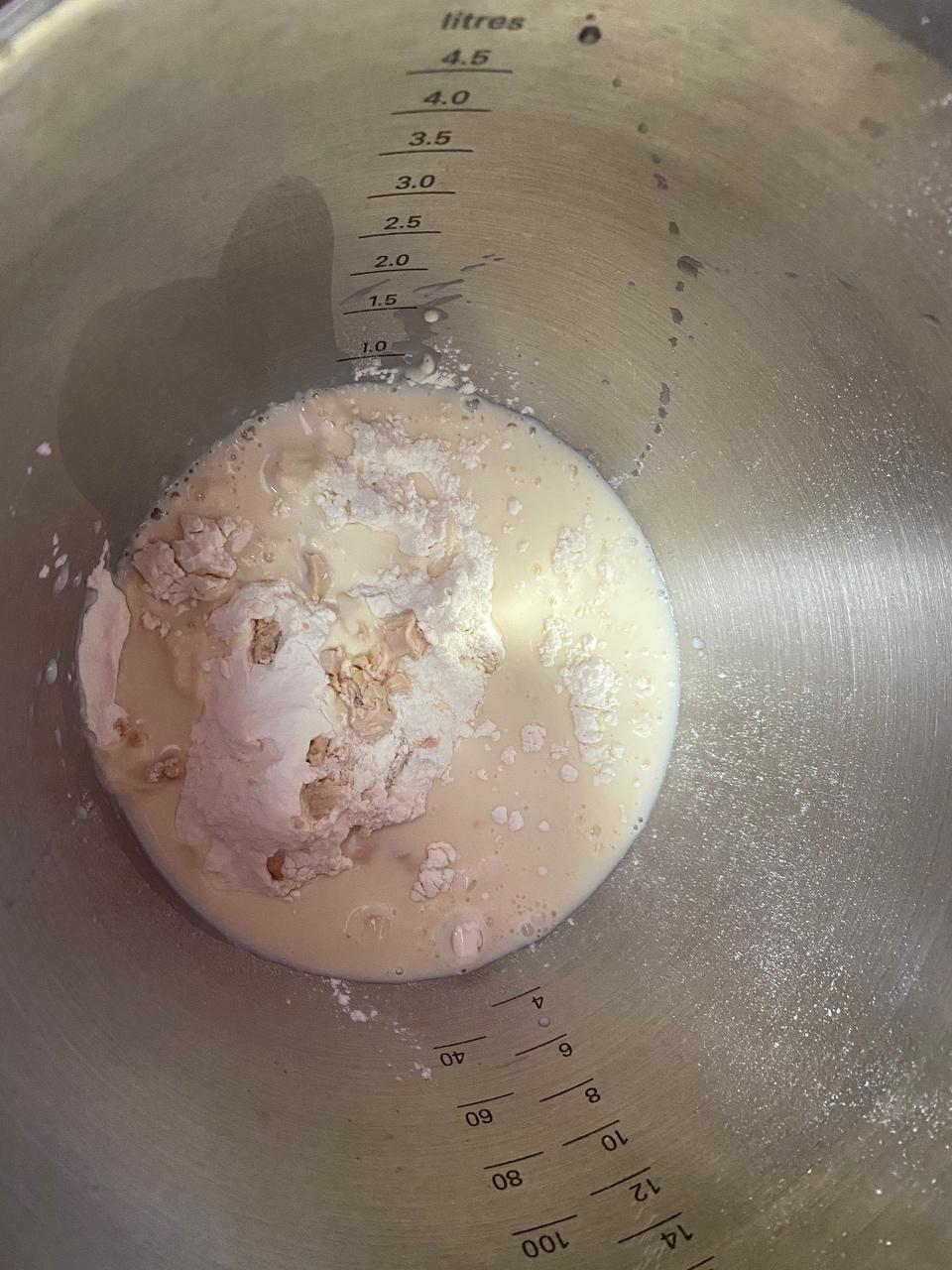 纯奶手撕吐司的做法 步骤1