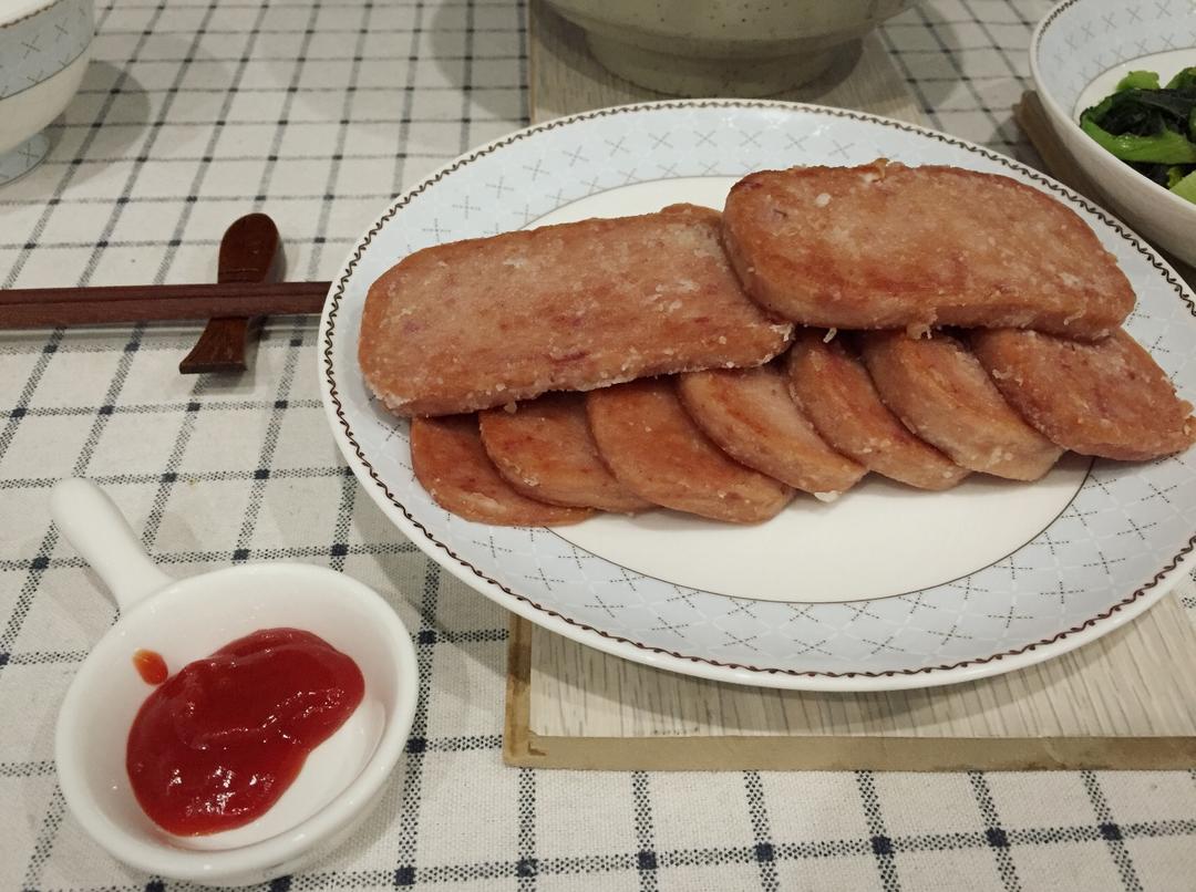 香煎午餐肉