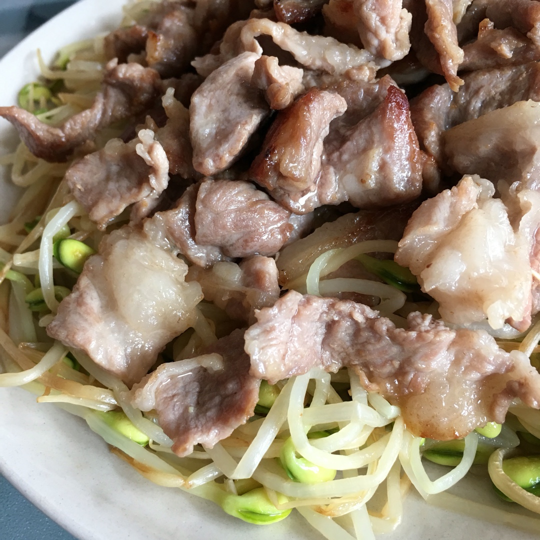 清炒豆芽