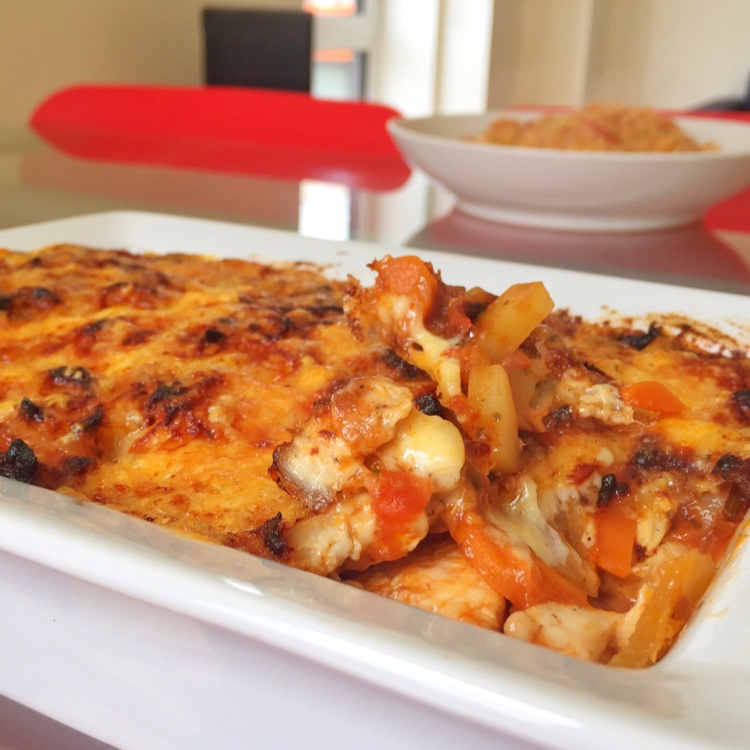 番茄鸡肉浓情焗饭【两人份】