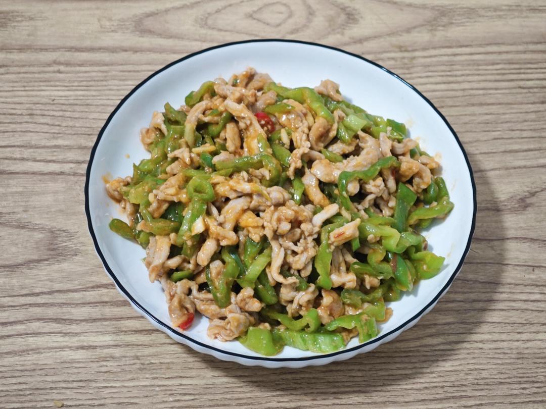 青椒肉丝（王刚版）的做法