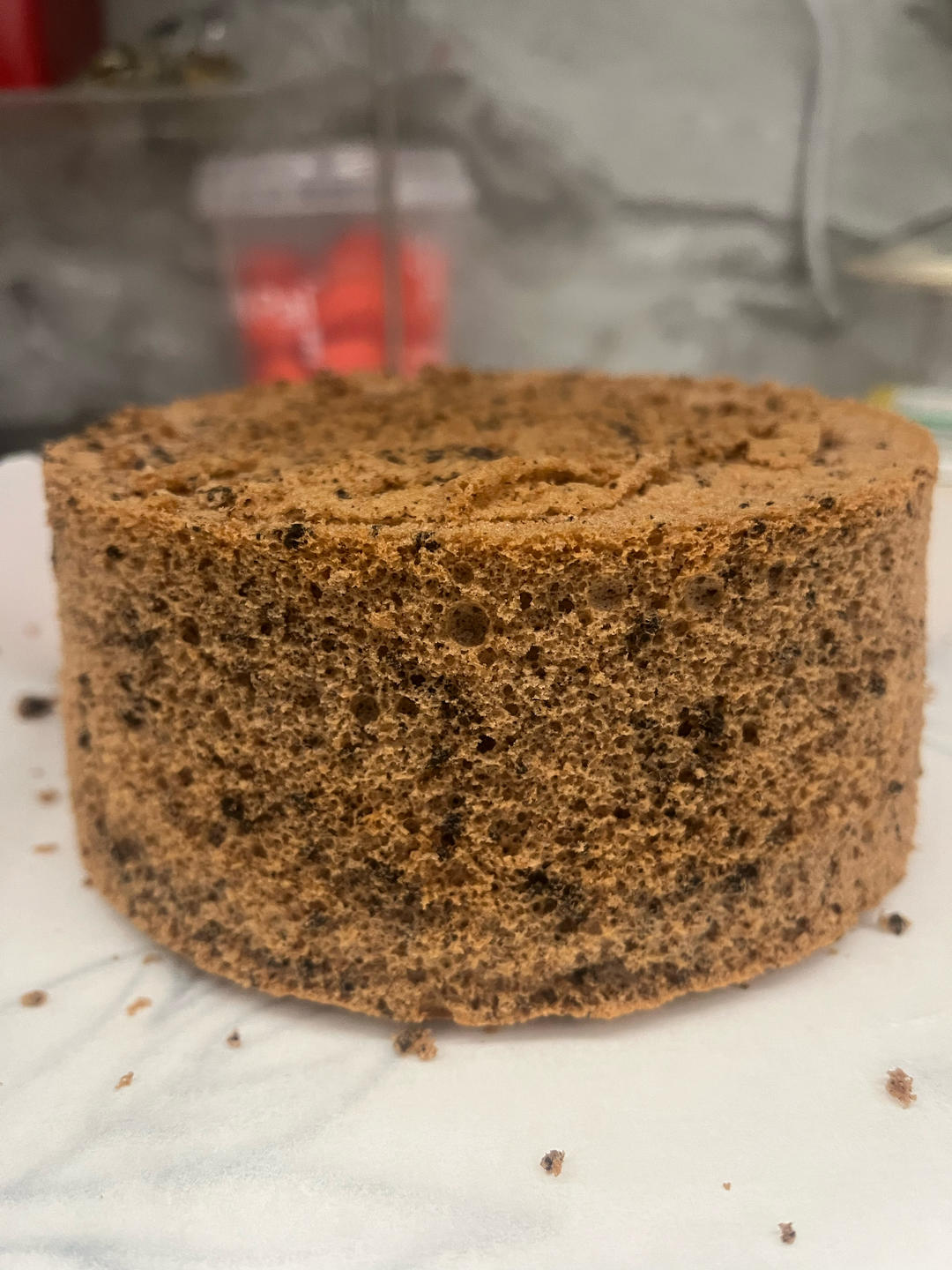 奥利奥可可戚风蛋糕（六寸）