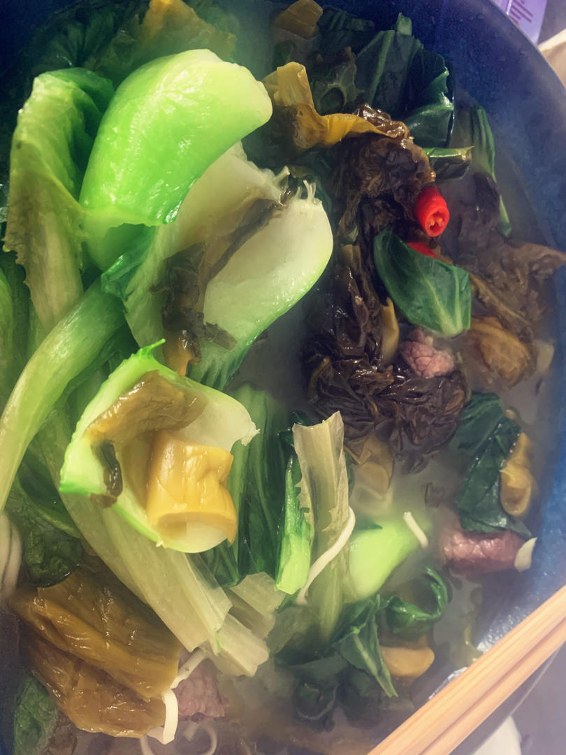 私房【老坛酸菜牛肉面】详·酸辣爽口·牛肉软糯香