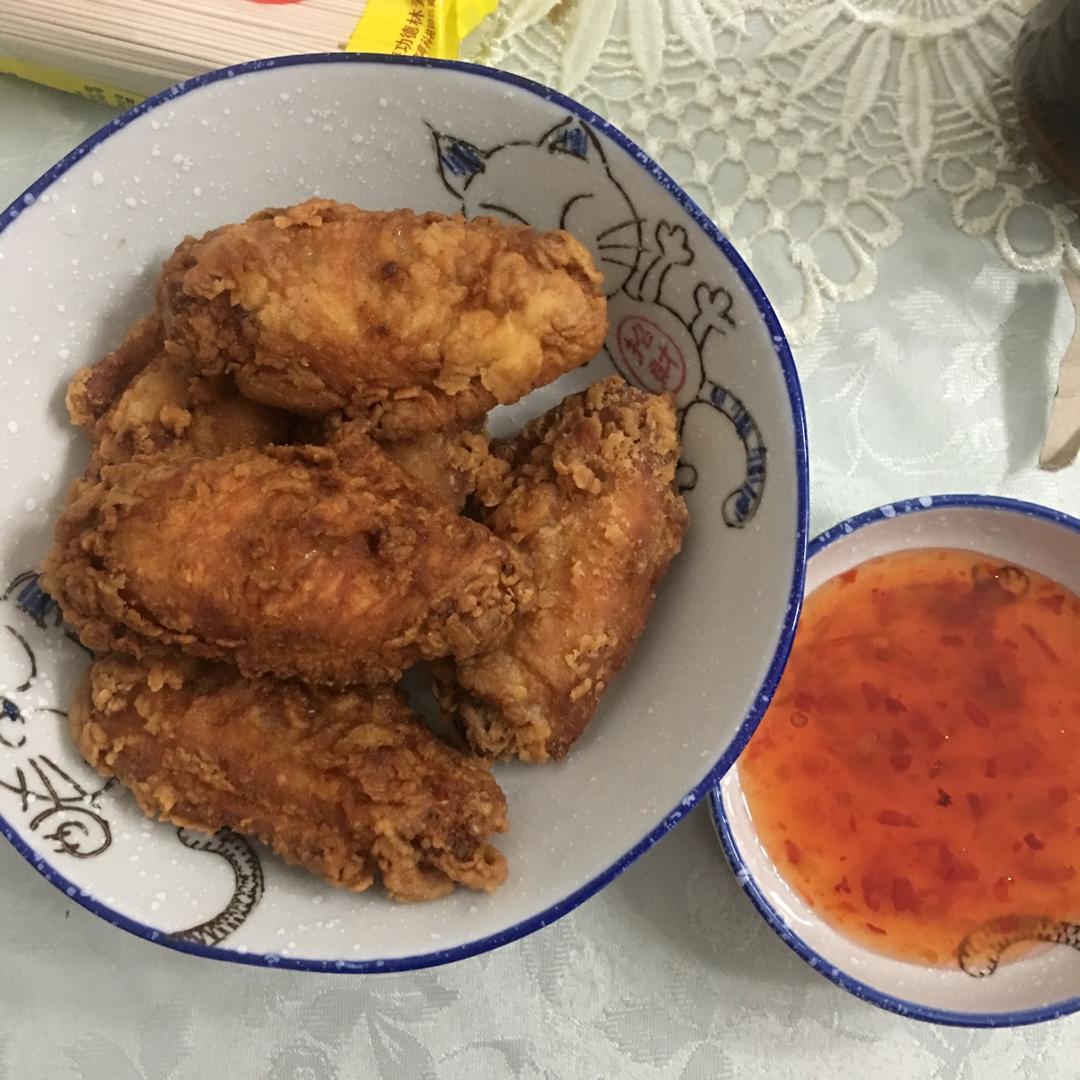 香辣鸡翅，劲脆酥香