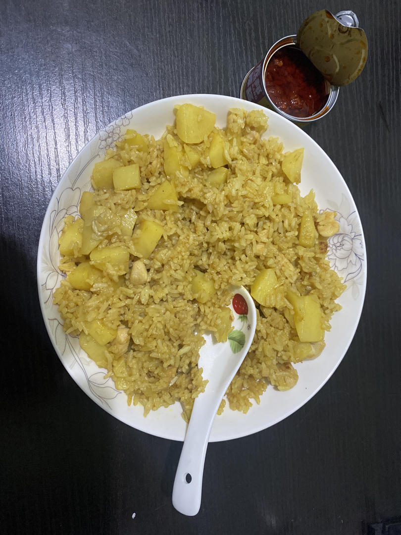 零失手！好看好吃的咖喱杂菜炒饭！