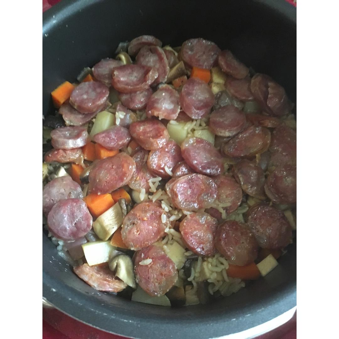 腊味煲仔饭（电饭煲版）