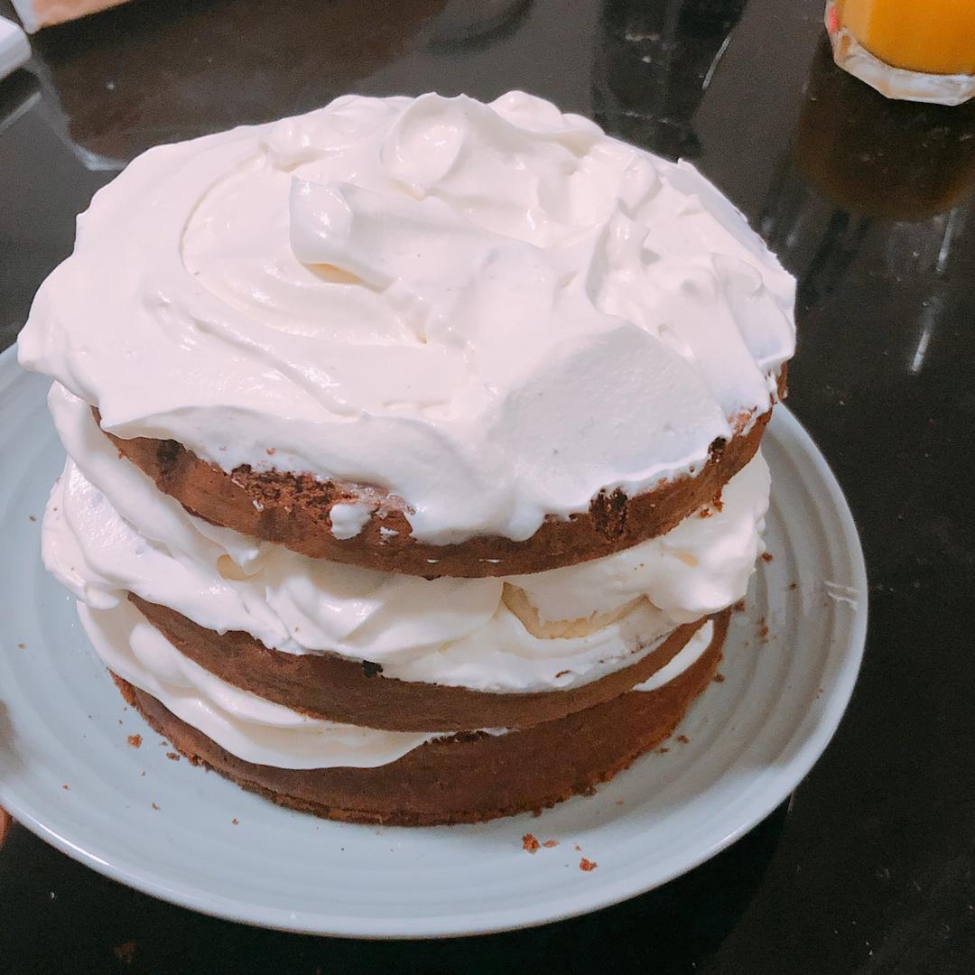 香蕉巧克力裸蛋糕