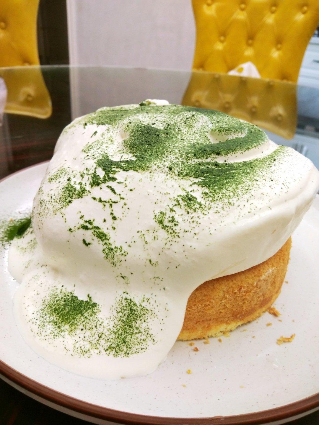 【抹茶雪崩蛋糕】