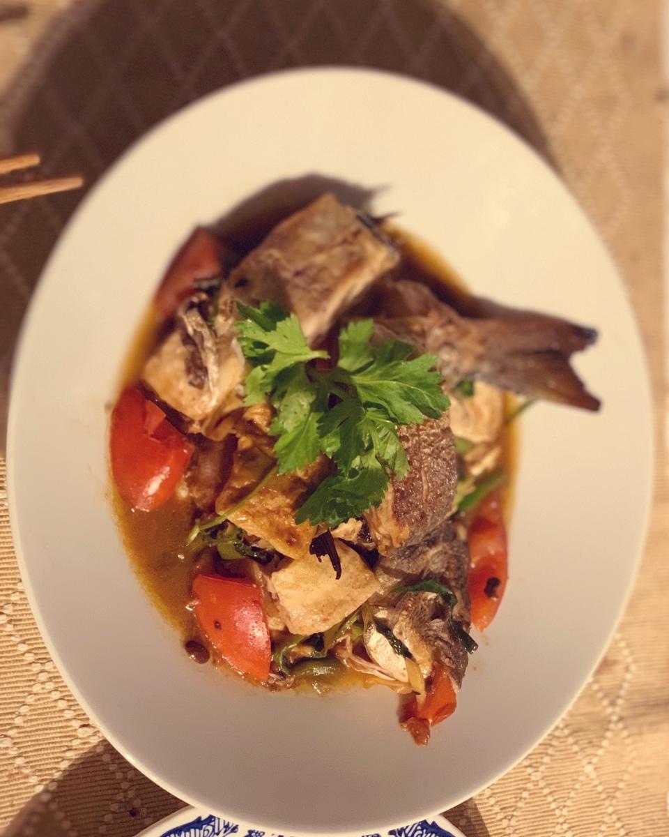 豆腐焖鱼