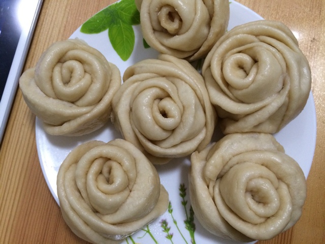 玫瑰花馒头