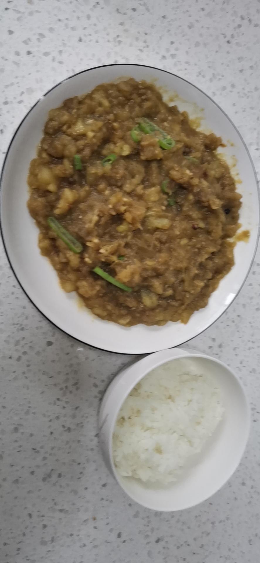 东北菜茄子炖土豆