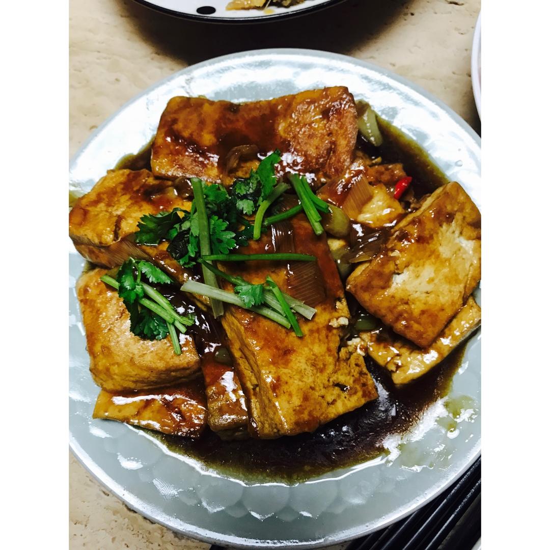 大葱烧豆腐