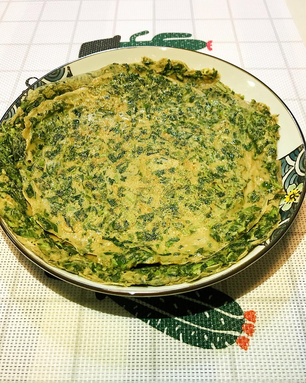 香椿鸡蛋煎饼