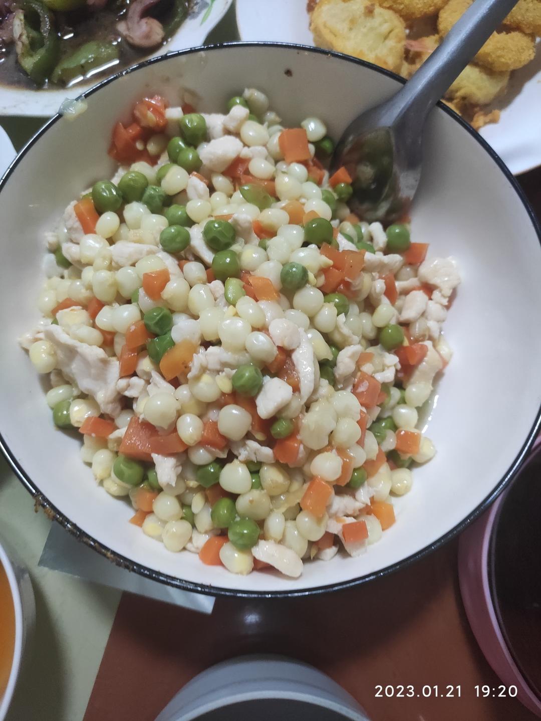 菠萝版金玉满堂（三色鸡丁）