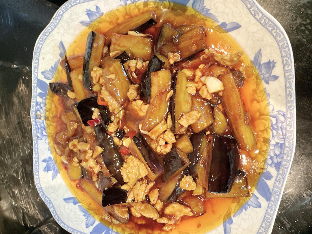 开胃下饭菜！巨简单的家常鱼香茄子煲