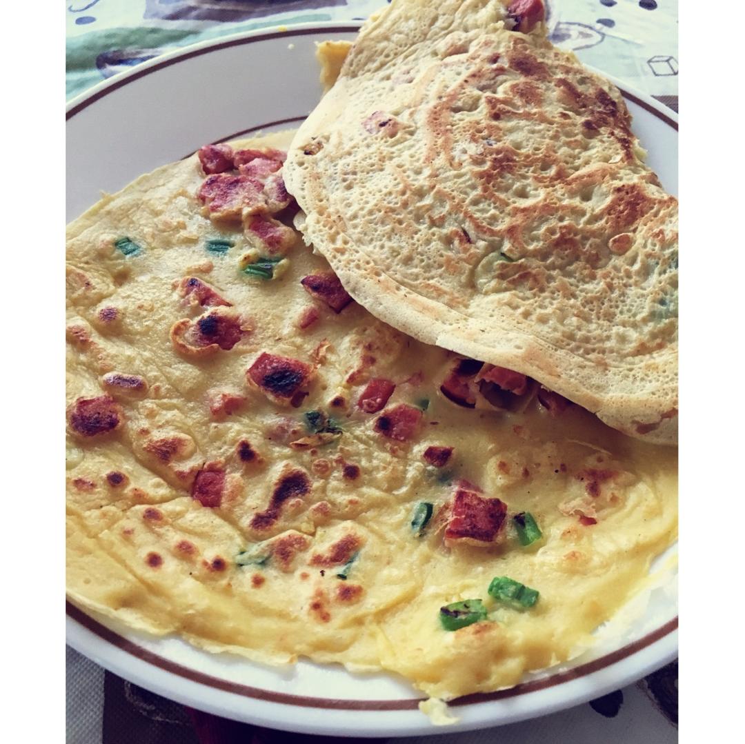 韭菜鸡蛋煎饼
