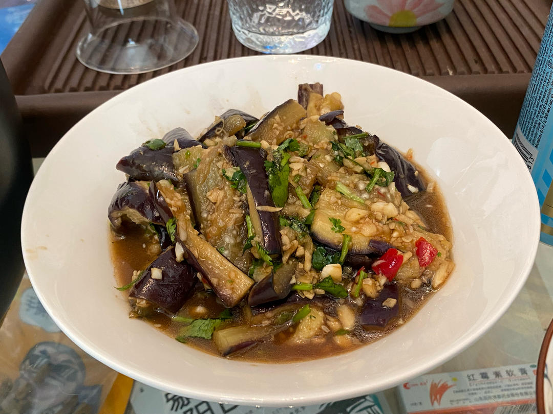 蒜泥茄子（蒸）