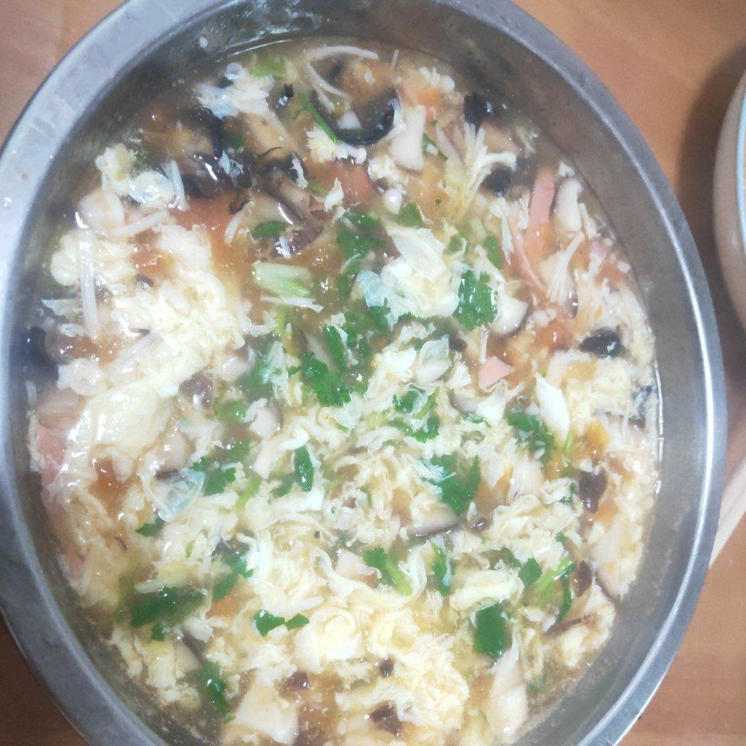 10分钟就能搞定的低脂酸辣汤❗好喝又开胃