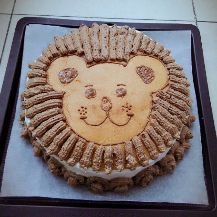 超好记八寸戚风蛋糕（后蛋法）