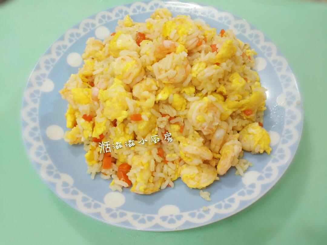 虾仁蛋炒饭的做法
