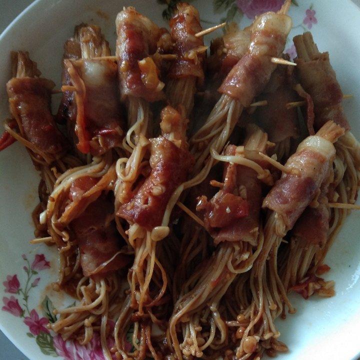金针菇培根卷