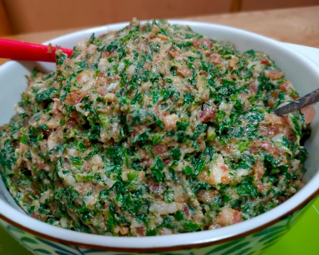 荠菜猪肉饺子馅