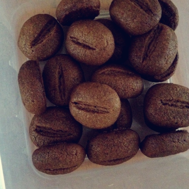 【咖啡豆豆饼干】简单的硬饼干