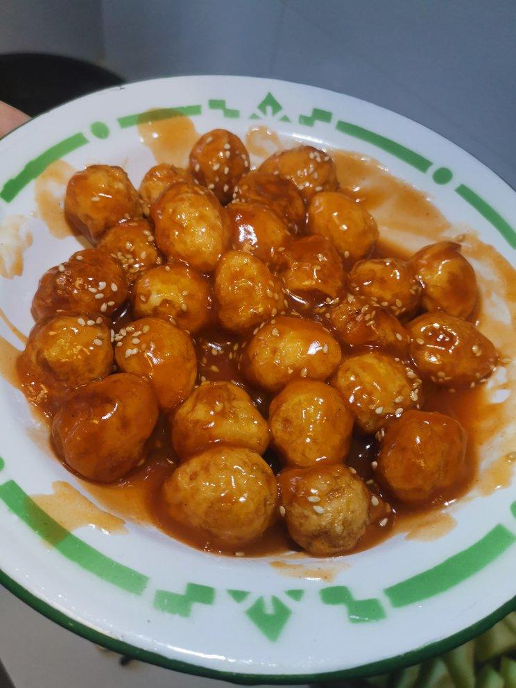 糖醋虎皮鹌鹑蛋