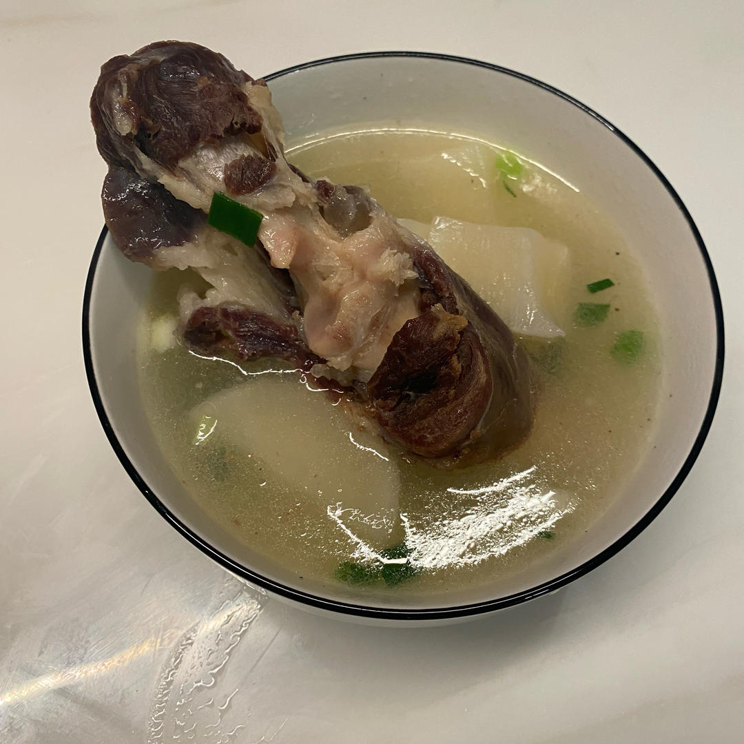 白萝卜羊肉汤