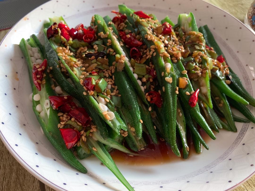 家常菜～蒜香秋葵