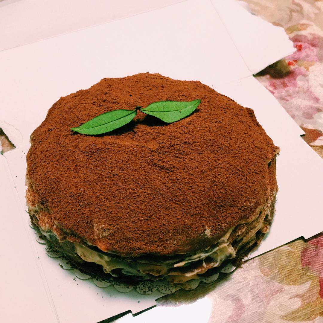 巧克力千层可丽饼