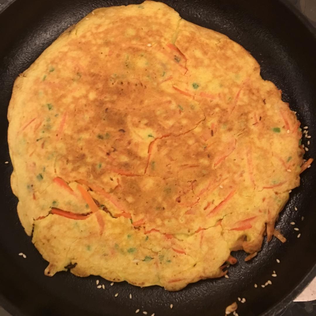 胡萝卜鸡蛋饼