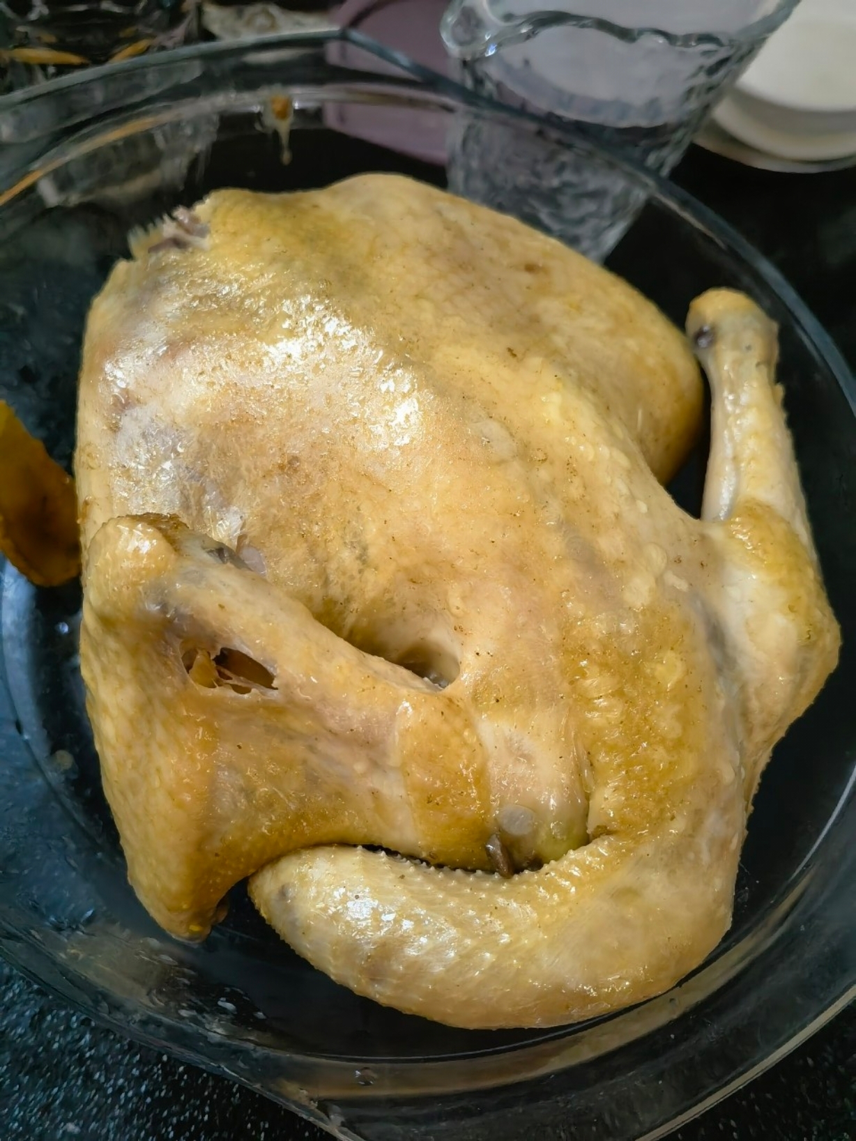家常版盐焗鸡 做法简易 皮脆肉嫩
