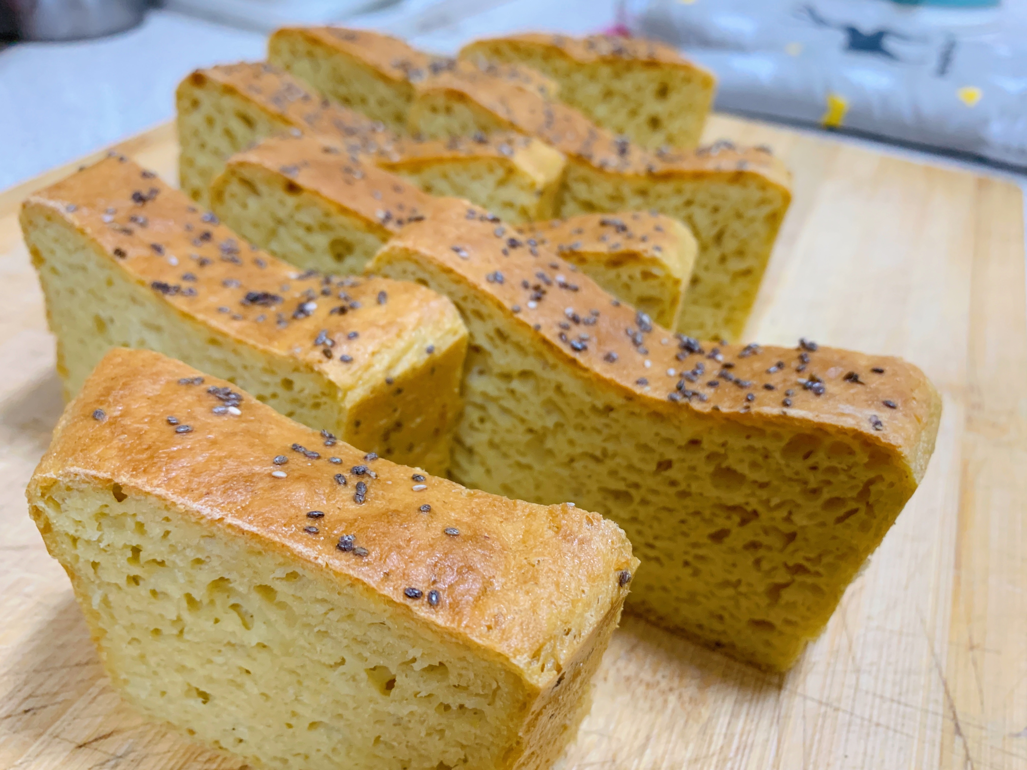 无糖无油玉米轻态面包（免揉面）的做法 步骤15