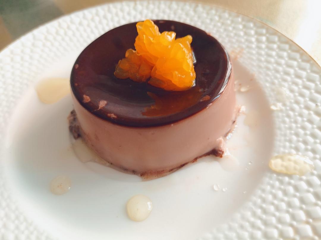 好吃又简单的巧克力焦糖奶油布丁