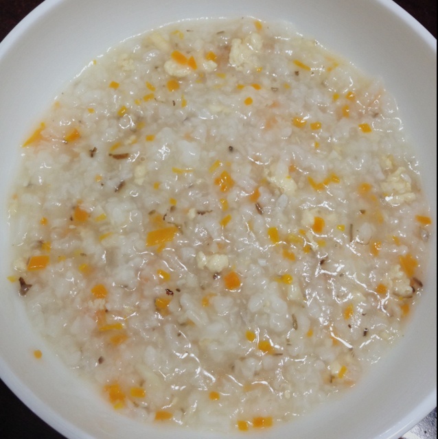 香菇鸡肉粥(宝宝营养早餐)