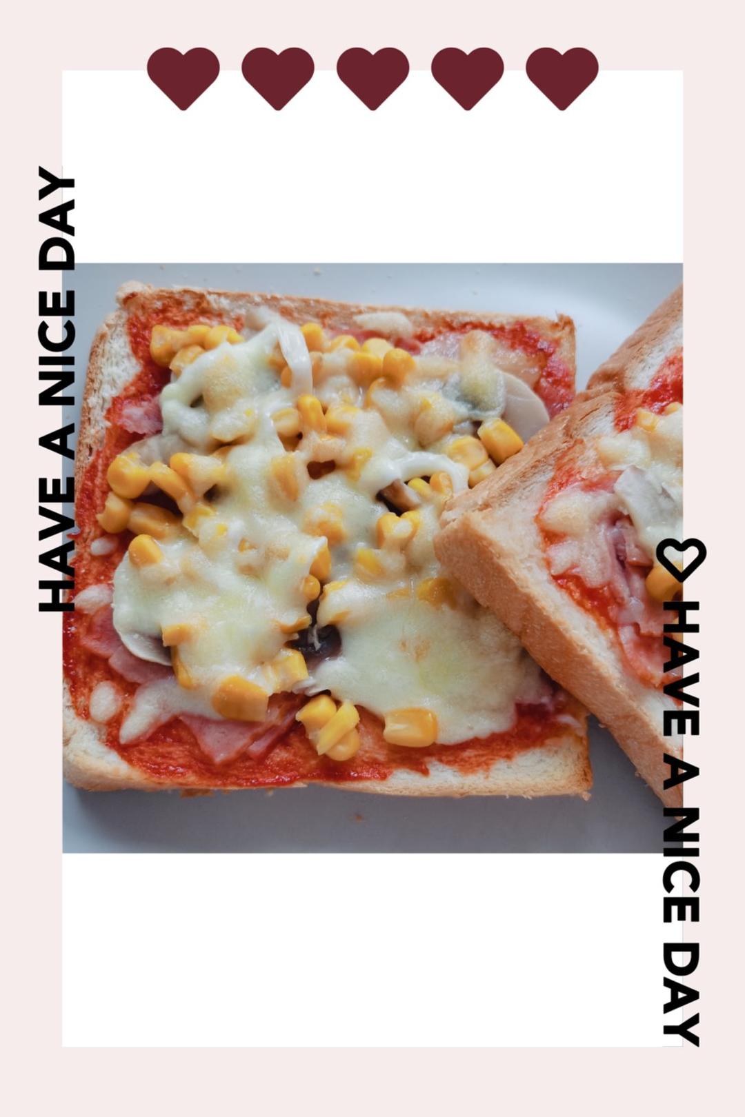 超好吃面包披萨🍕