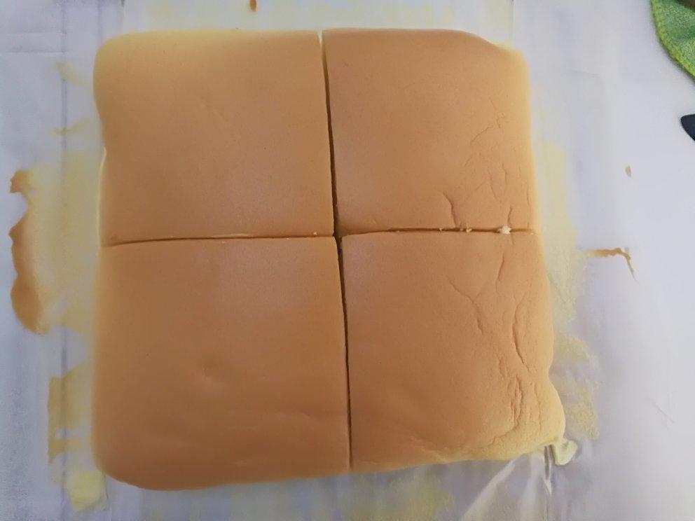 芝士夹心古早味蛋糕