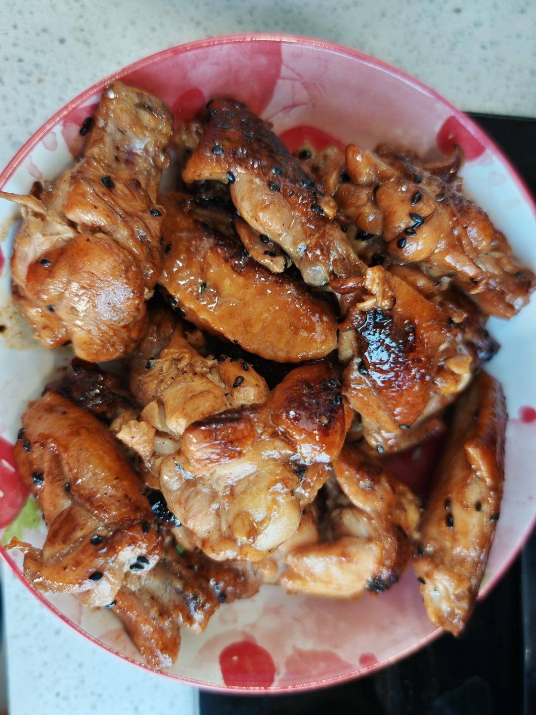 蜜汁鸡翅•不需要蜂蜜的蜜汁鸡翅