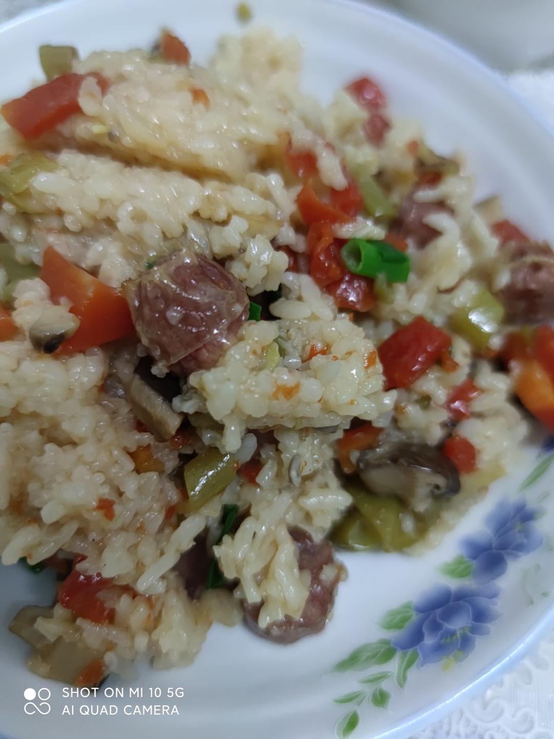 超好吃的豆角焖饭