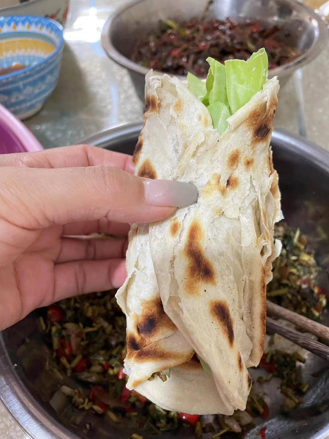 手抓饼坯子