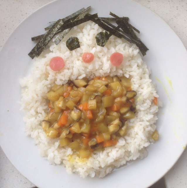 大嘴宝宝咖喱饭
