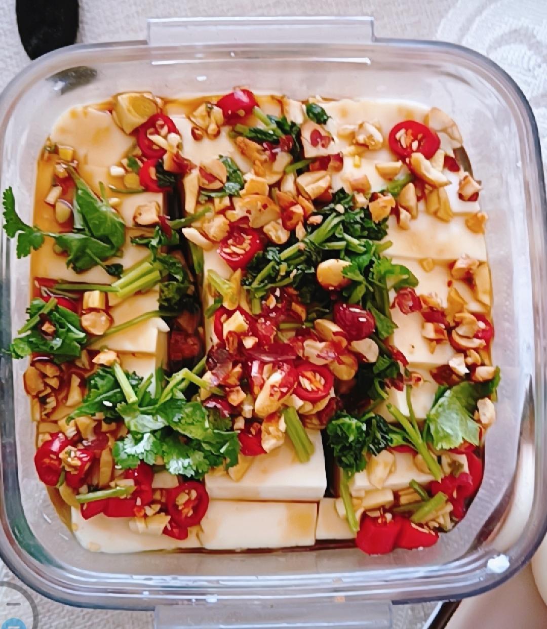 好吃的凉拌内酯豆腐