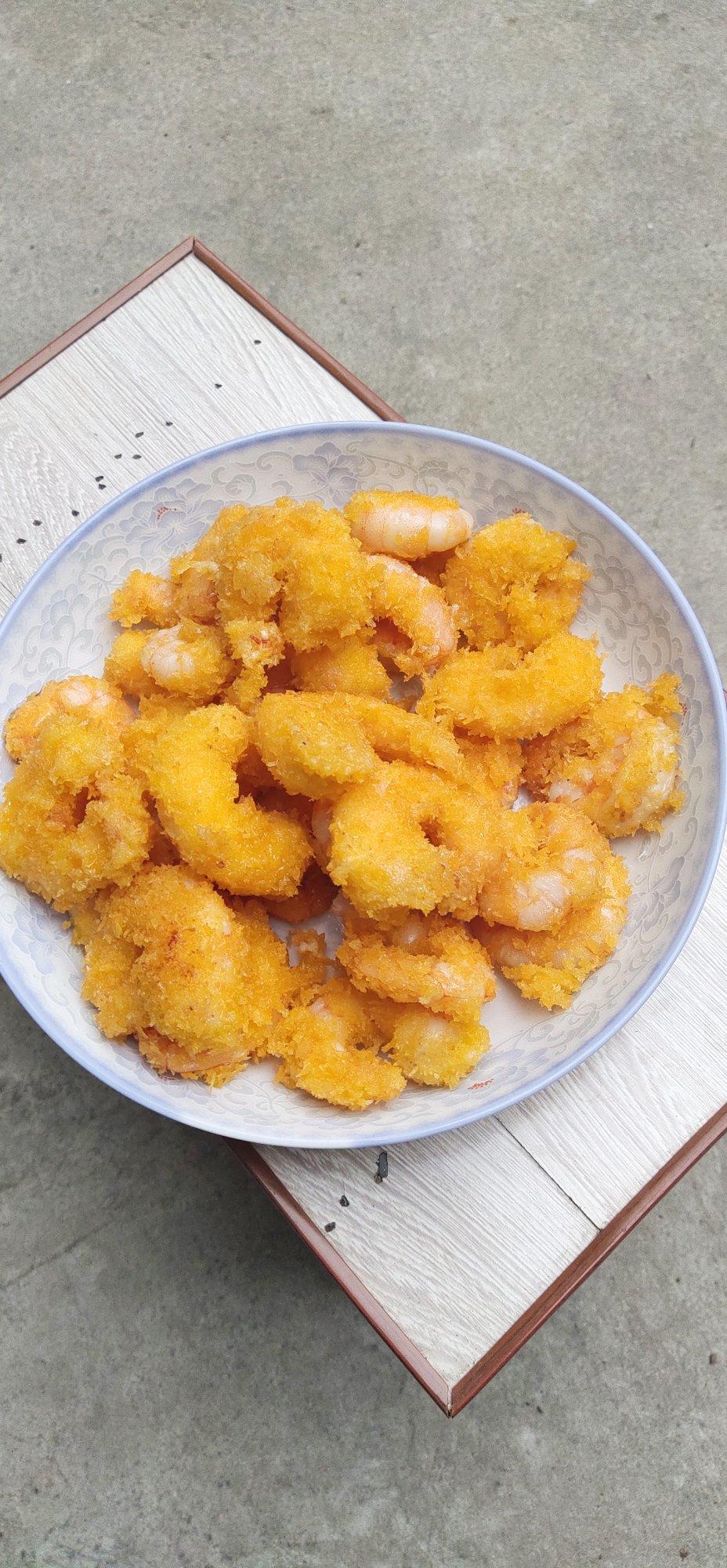 4116_ptje做的香脆高钙的炸虾仁(自制馋嘴零食)