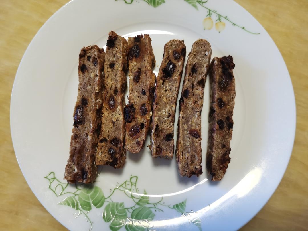 【健康零食】香蕉燕麦意式脆饼