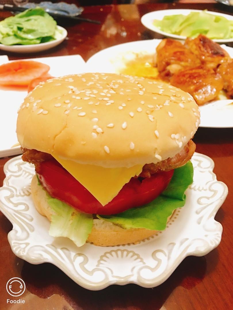 完爆KFC的板烧鸡腿堡（波兰种汉堡胚制作）