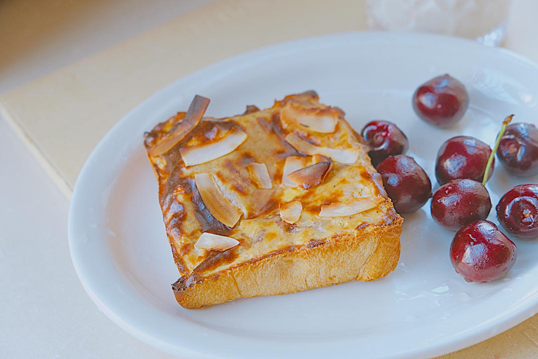 低卡熔岩豆乳吐司【轻卡小食】——附【豆乳抹酱】