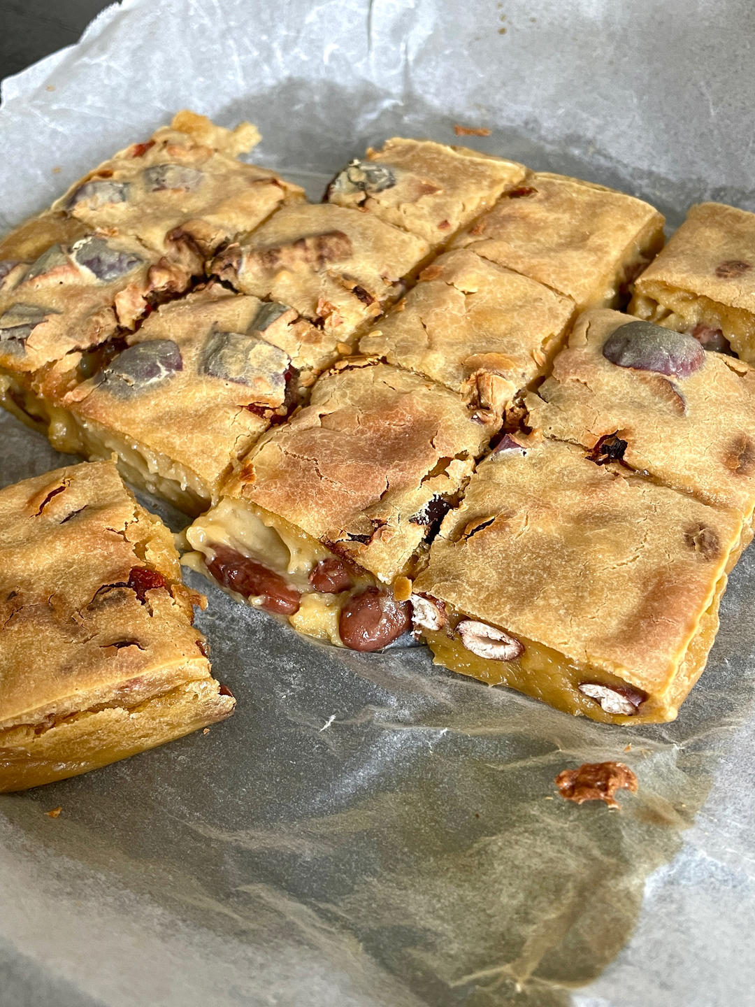 吃得停不下来的红枣糯米糕（一次烤）